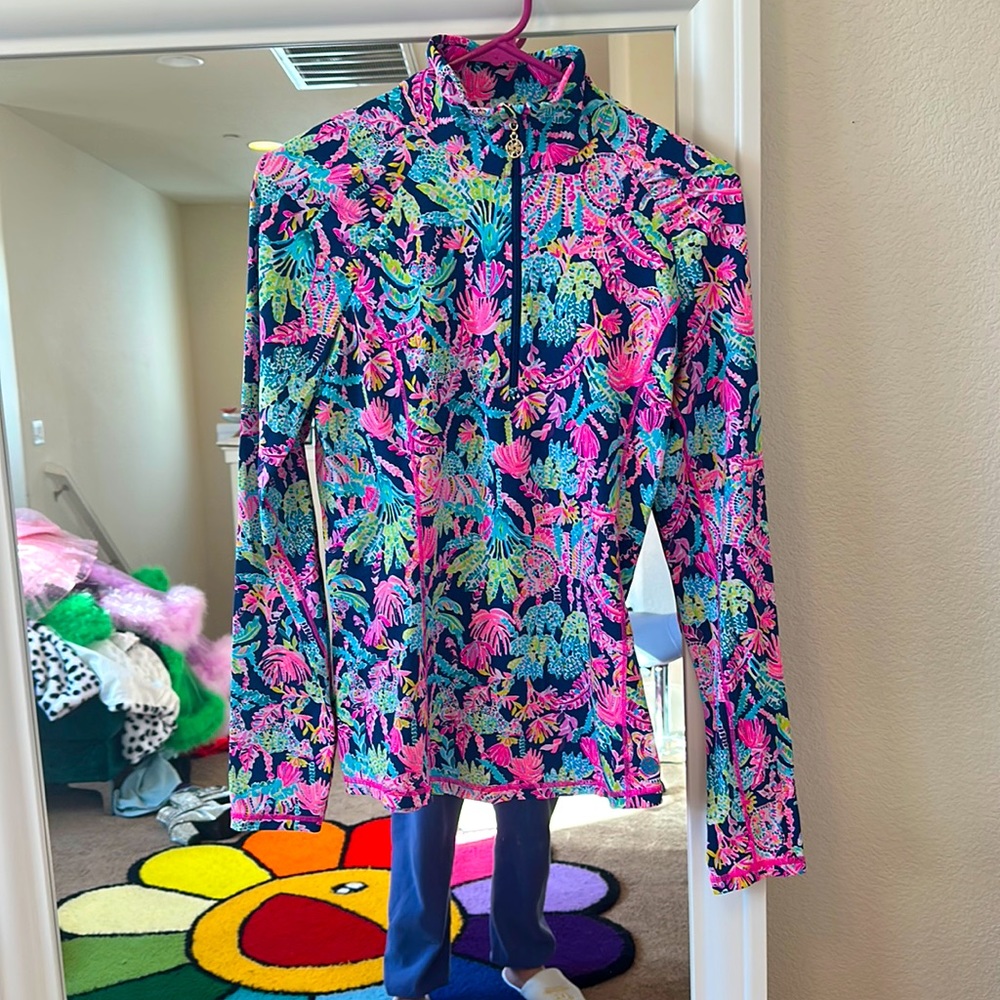 Lilly Pulitzer LUXLETIC  Half zip pullover